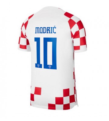 Kroatien Luka Modric #10 Replika Hjemmebanetrøje VM 2022 Kortærmet